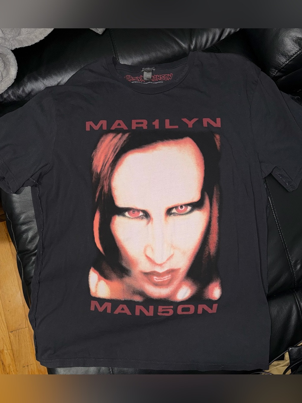 Divided Black Marilyn Manson Graphic Tee
